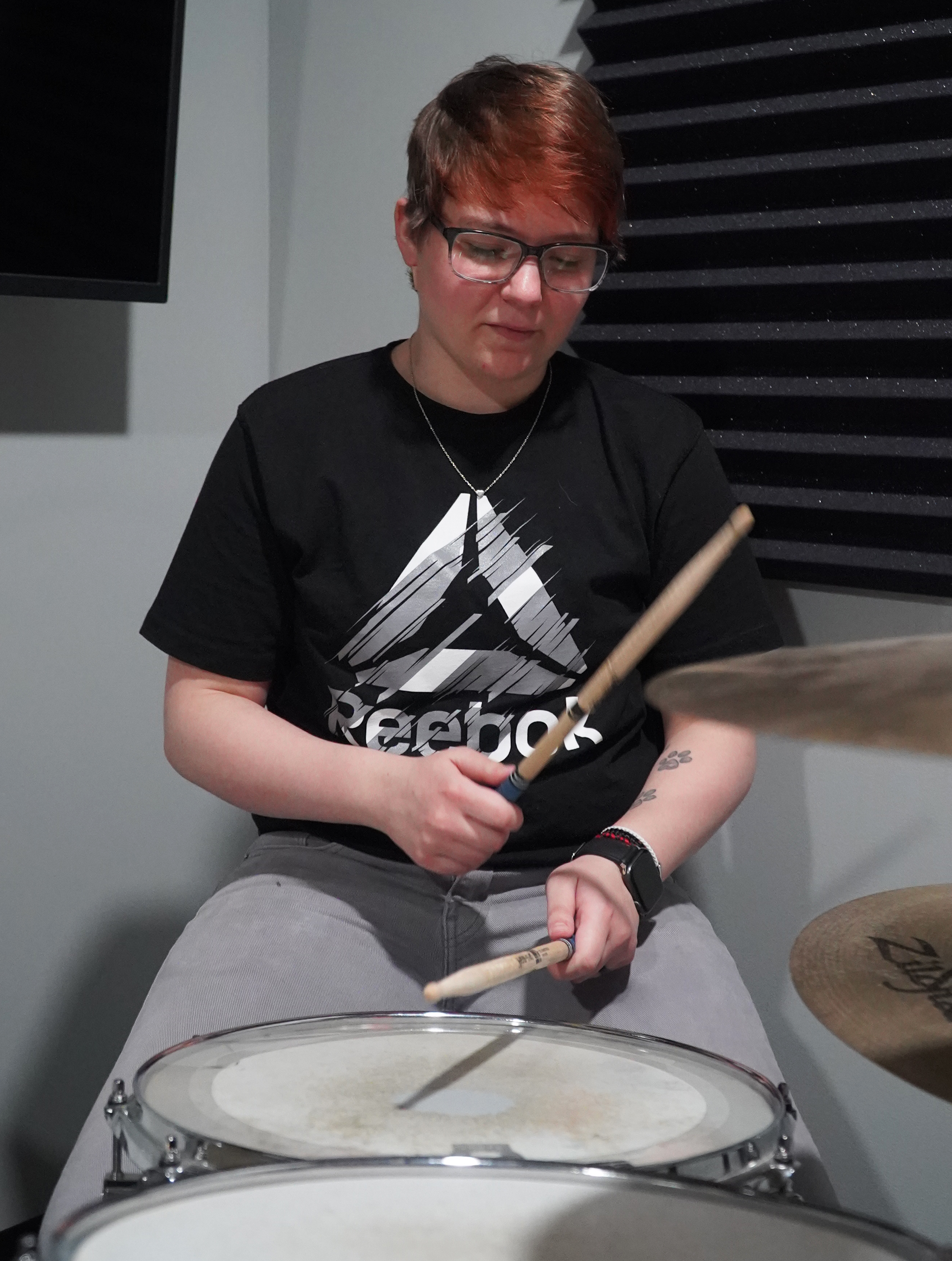 April-Playing-Drums